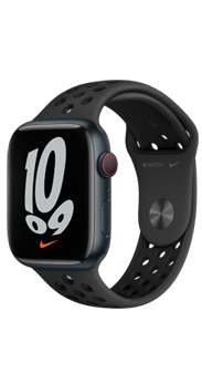Apple Watch Nike S7 GPS+Cellular 45mm alum medianoche