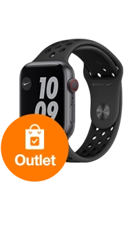 Apple Watch Nike Series 6 GPS+Cellular 44 mm aluminio gris espacial y correa Nike sport negra outlet