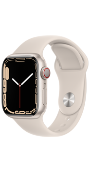 Apple Watch Series 7 GPS+Cellular 41mm aluminio blanco