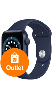 Apple Watch Series 6 GPS+Cellular 44 mm aluminio azul y correa deportiva azul outlet