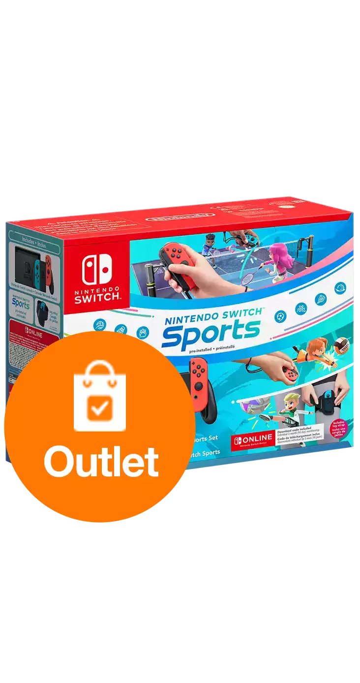 Nintendo Switch HW + Switch Sports + Cinta pierna + Suscripción 3 meses outlet