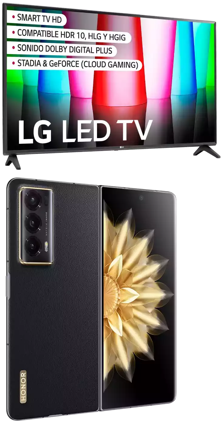 Honor Magic V2 5G + LG televisor Smart TV 32 LQ