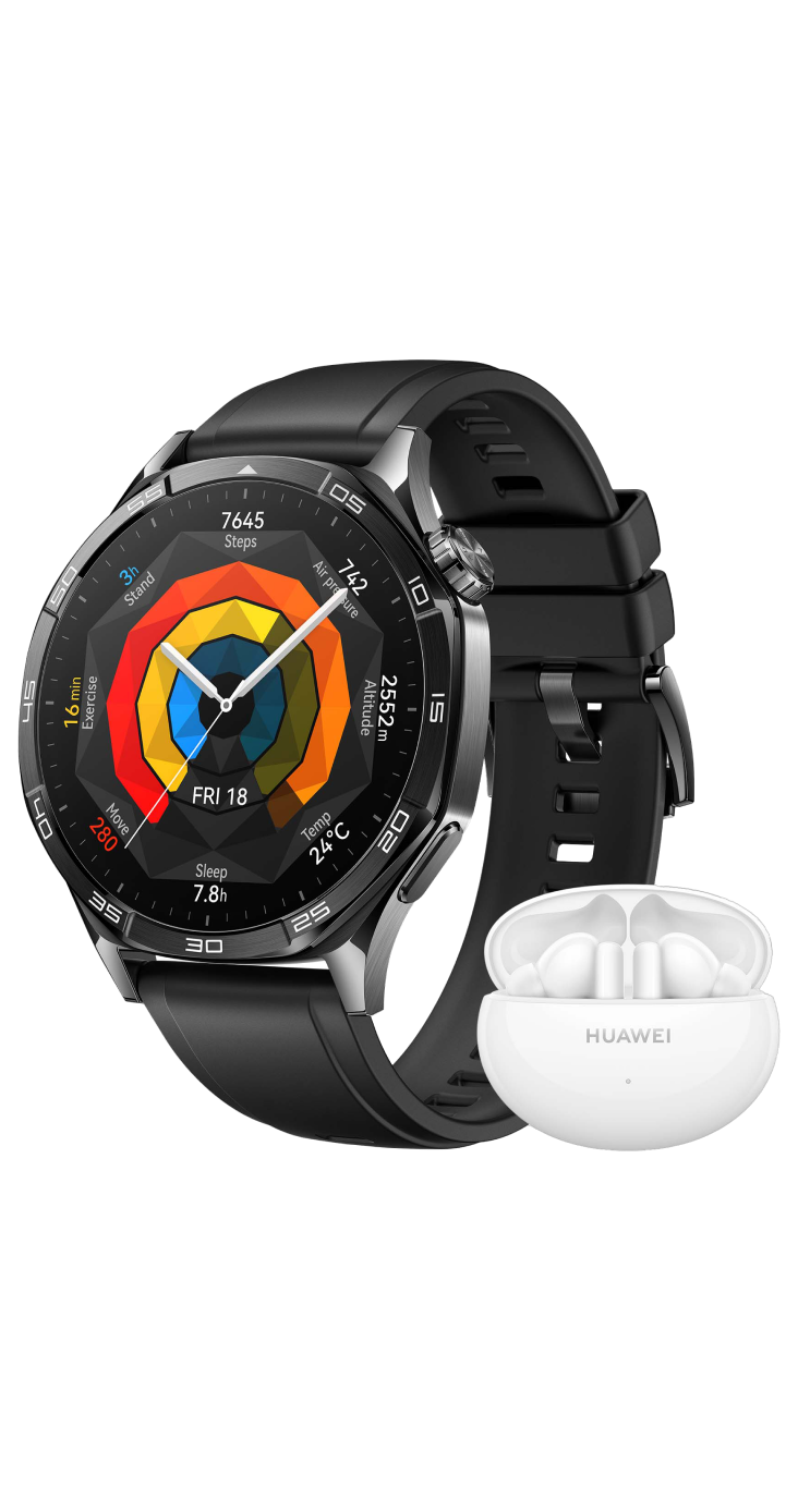 Huawei Watch GT5 46 mm negro + Freebuds 5i