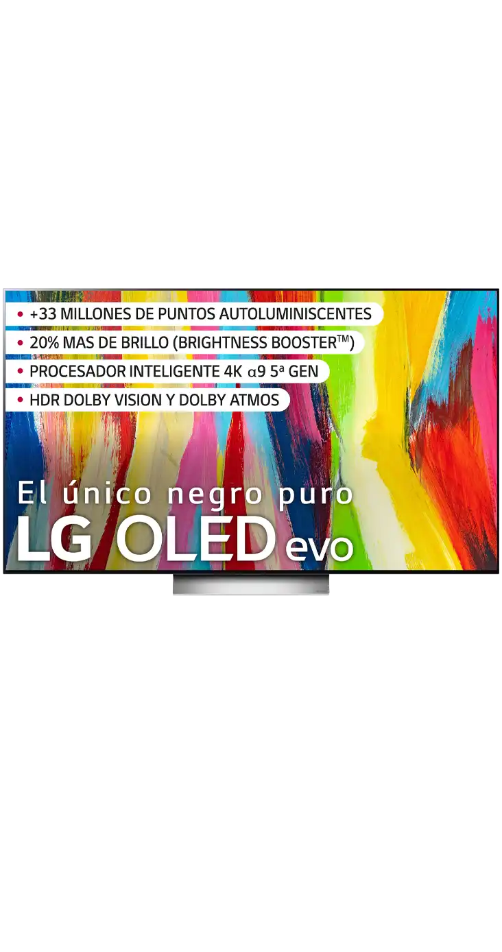LG televisor 65 Smart TV OLED C26 4K negro