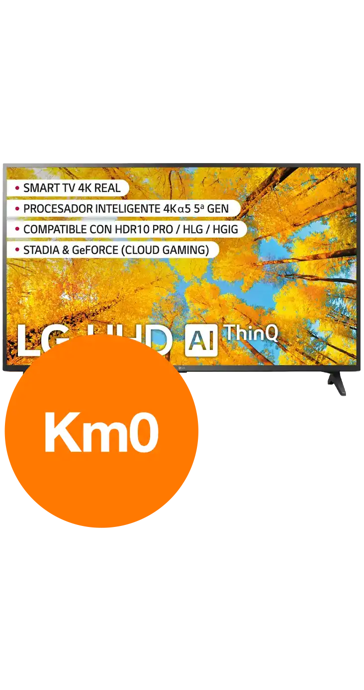LG televisor 65 Smart TV UQ75 4K Km0