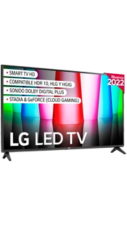 LG televisor Smart TV 32 LQ57 negro