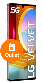 LG Velvet 5G gris aurora outlet