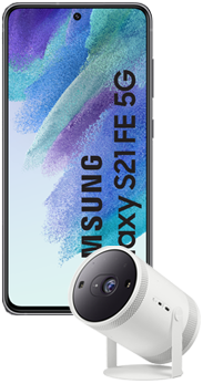 Samsung Galaxy S21 FE 5G 128GB gris + The Freestyle blanco