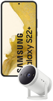 Samsung Galaxy S22+ 5G 256GB negro + The Freestyle blanco