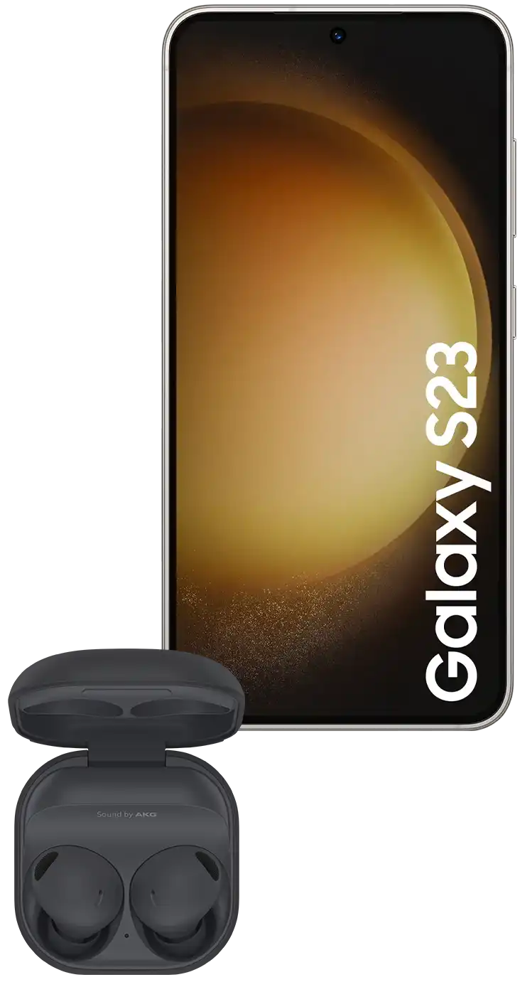 Samsung Galaxy S23 5G 256GB blanco + Galaxy Buds2 Pro negro