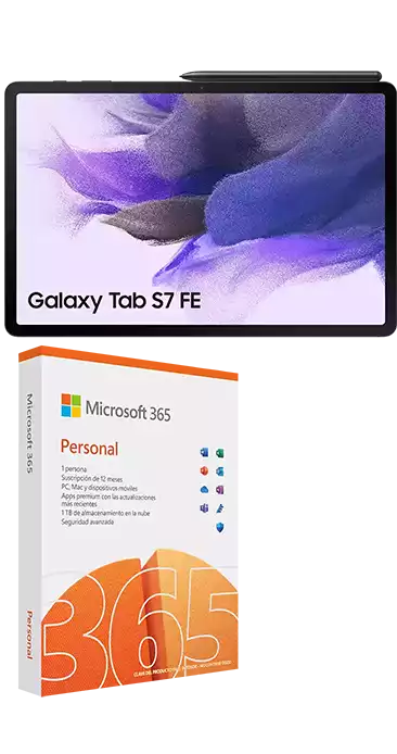 Samsung Galaxy Tab S7 FE Wi-Fi + Microsoft Office 365 Personal
