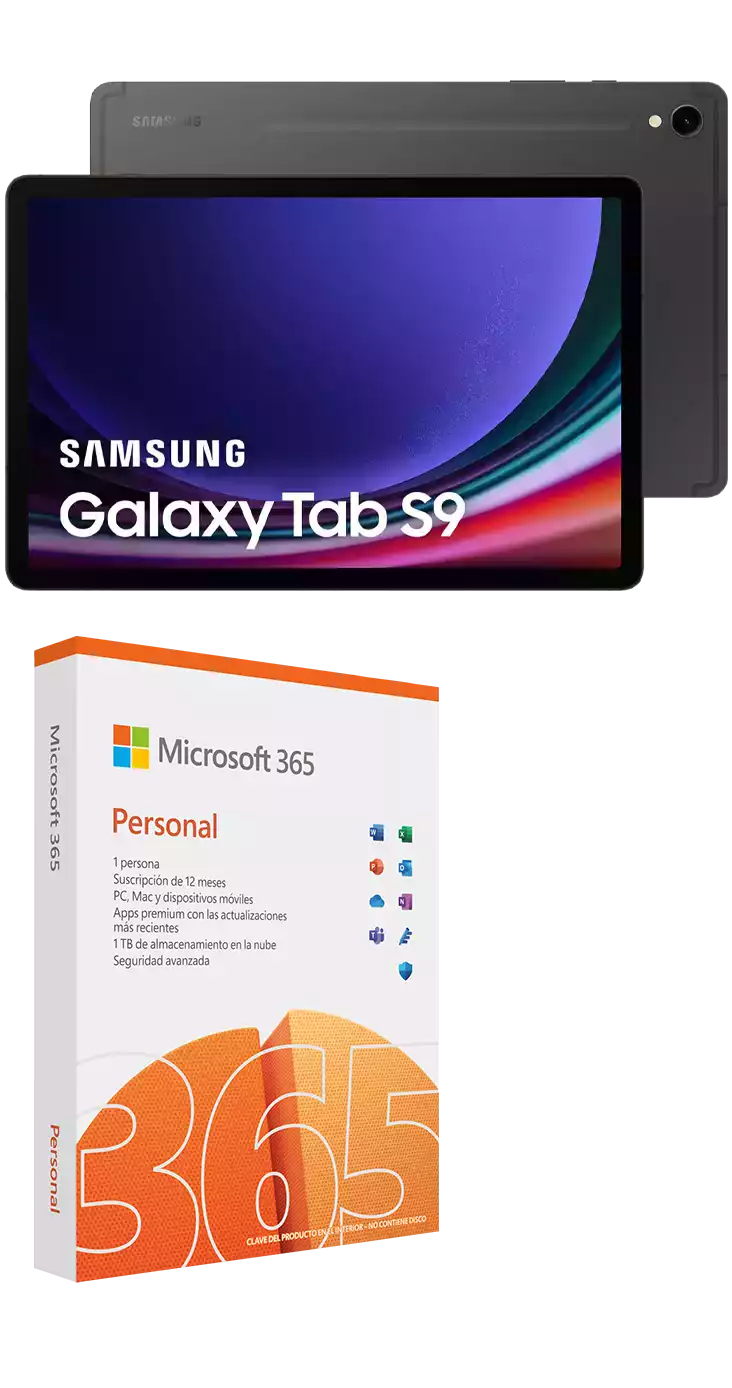 Samsung Galaxy Tab S9 Wi-Fi + Microsoft Office 365 Personal