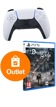Sony DualSense para PlayStation 5 blanco + PS5 Demon´s Souls outlet