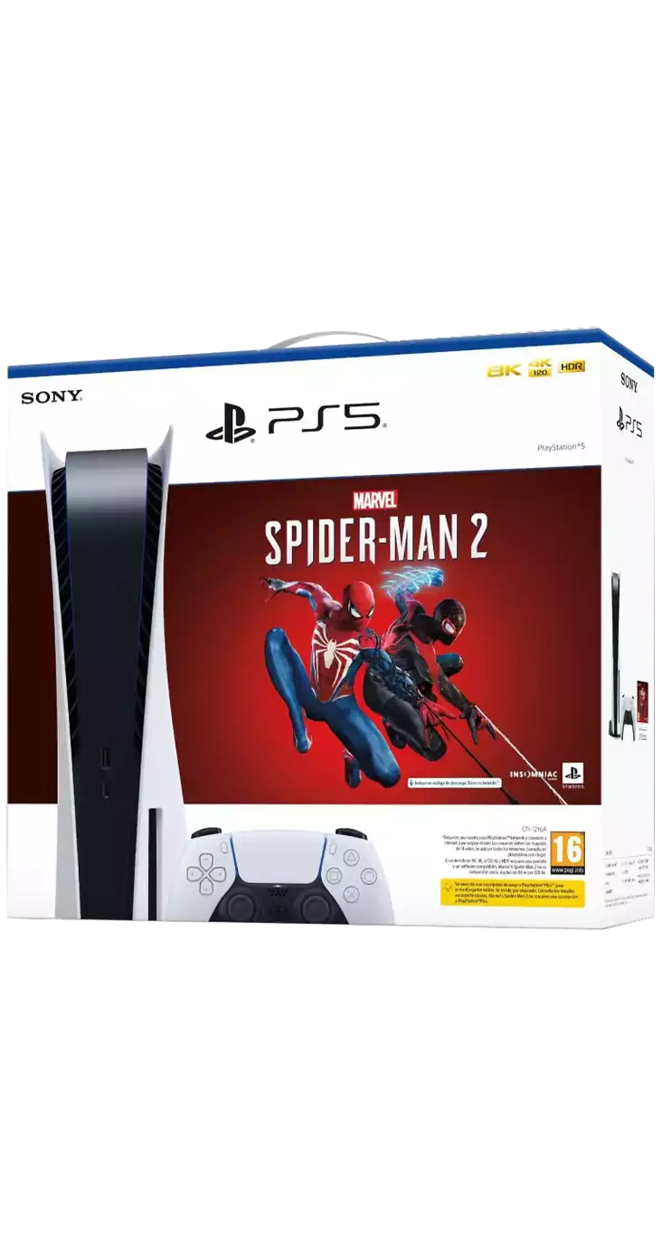 Sony PlayStation 5 Chassis C + Voucher Marvels Spider-Man 2