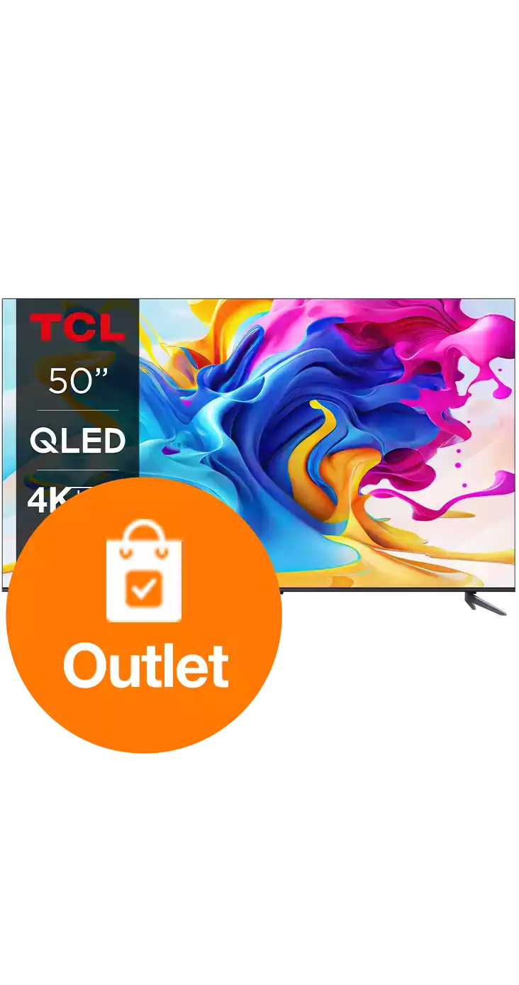 TCL Google TV 50 QLED C645 4K outlet