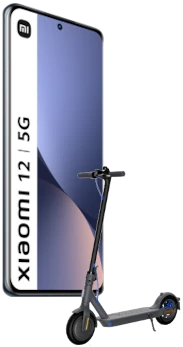 Xiaomi 12 5G 256GB gris + Mi Electric Scooter 3 negro