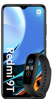 Adquirir Redmi 9T + Xiaomi Mi Band 5 ¡de regalo!