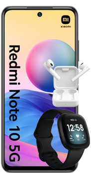 Adquirir Xiaomi Redmi Note 10 5G + Xiaomi Mi Earphones 2 Basic + Fitbit versa 3 