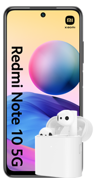 Adquirir Xiaomi Redmi Note 10 5G  + Mi True Wireless Earphones 2S ¡de regalo!