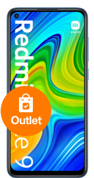 Xiaomi Redmi Note 9 128GB gris medianoche outlet